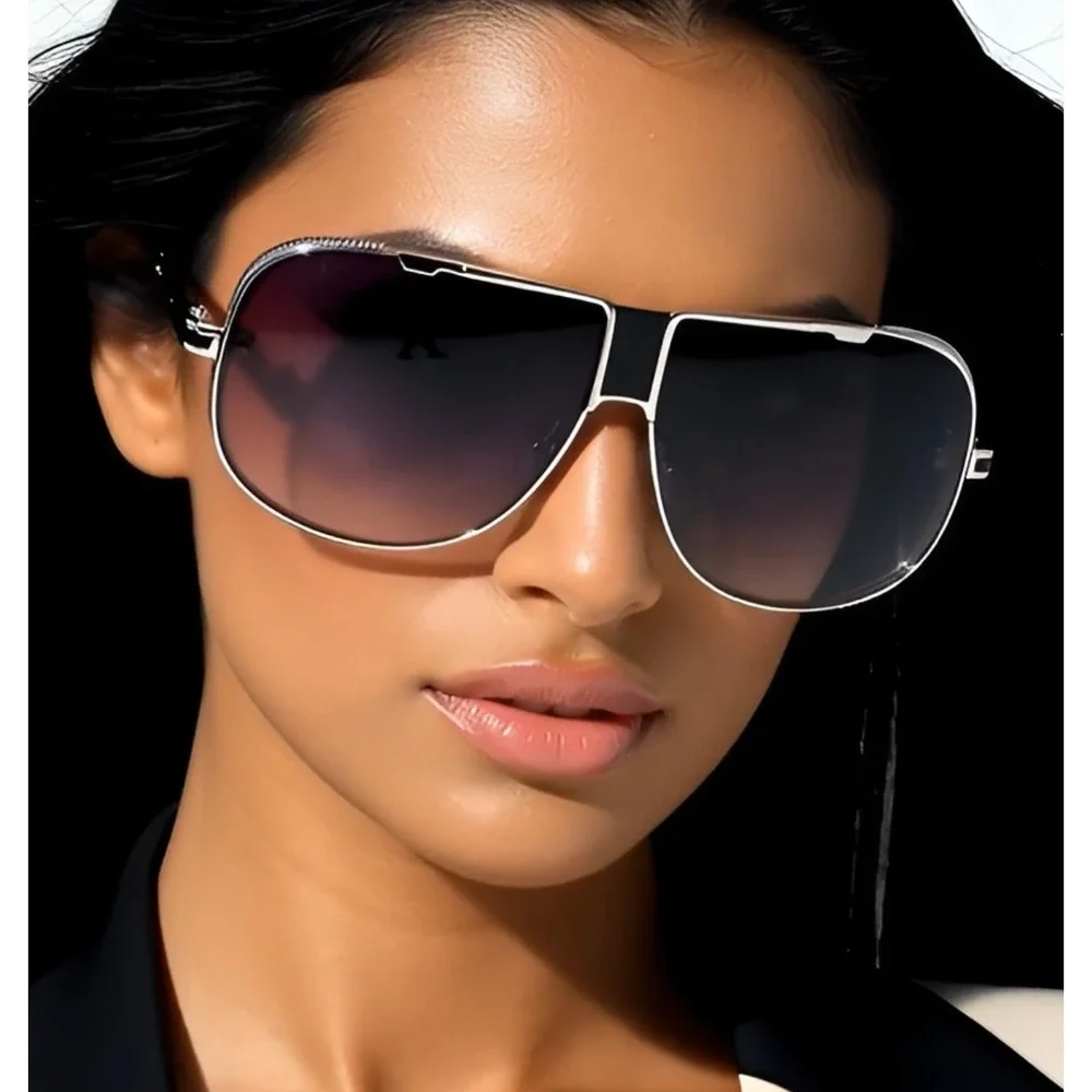 Oversized Women‎ Pilot Sunglasses Outfit Sun Glasses Cool Designer Tinted Shades